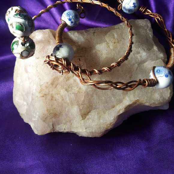 Jewelry - Blow out on copper wire one of a kind bracelets